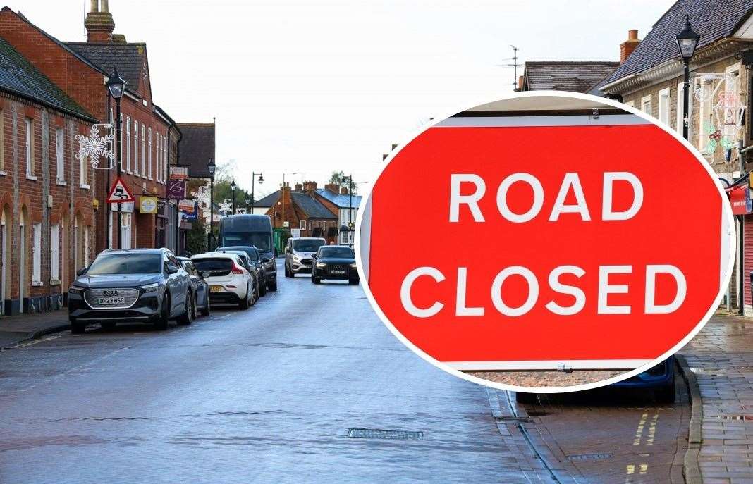 Theale High Street will be partially closed to traffic from Wednesday (January 29) next week