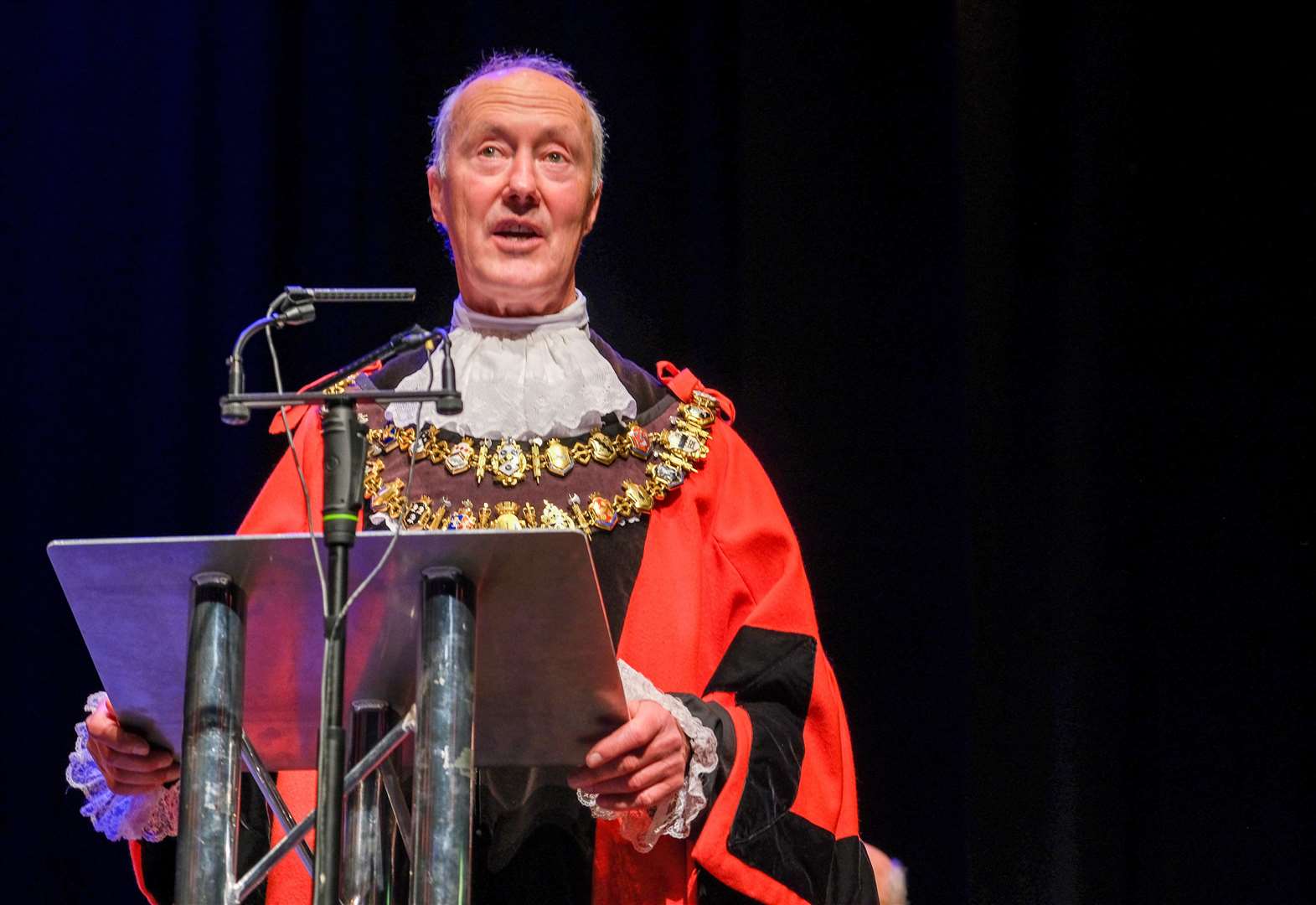 Outgoing mayor Nigel Foot