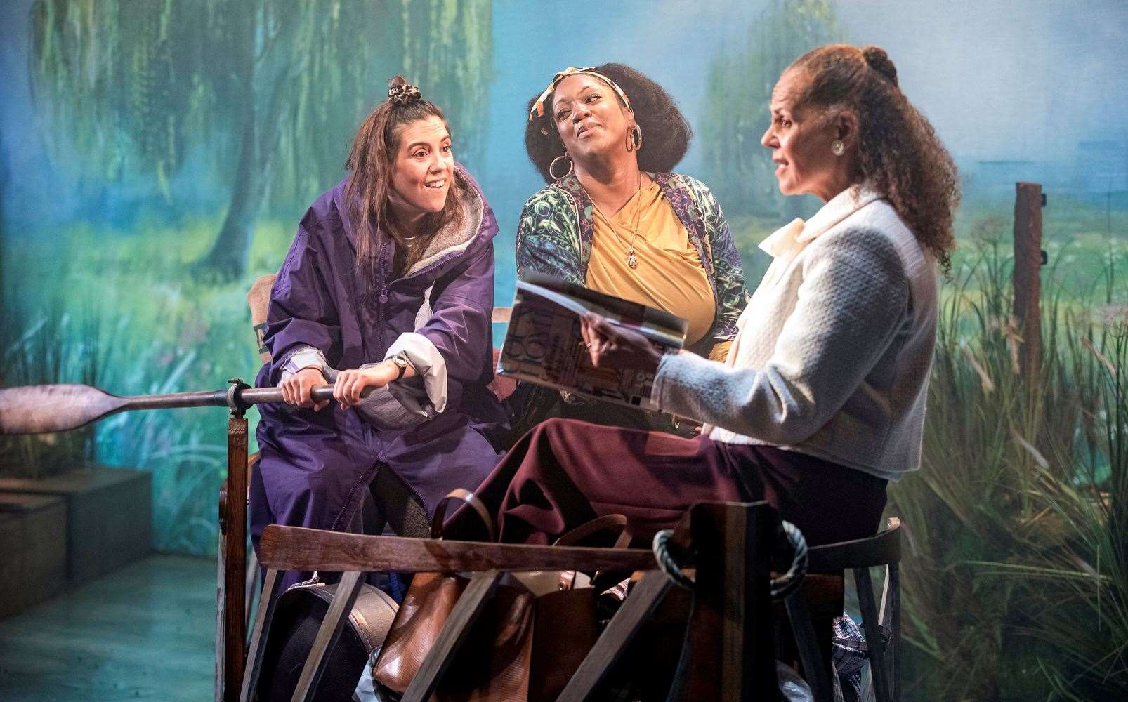 Three Hens in a Boat, Pamela Raith Photography