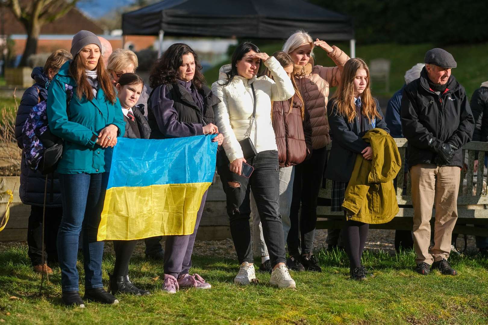 Ukrainian tree planting ceremony at Shaw House