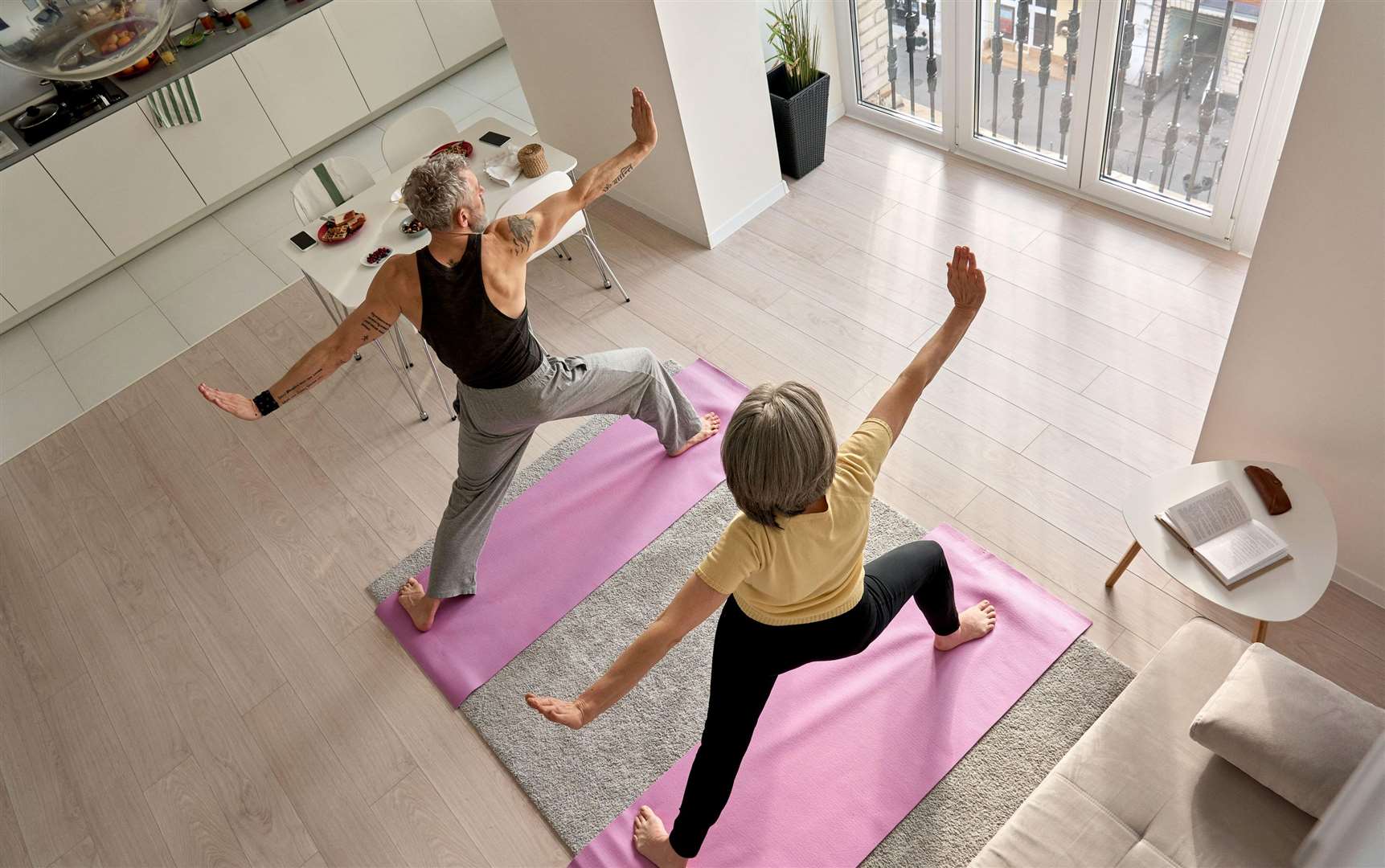 Yoga is also great for helping our bodies relax and reducing tension
