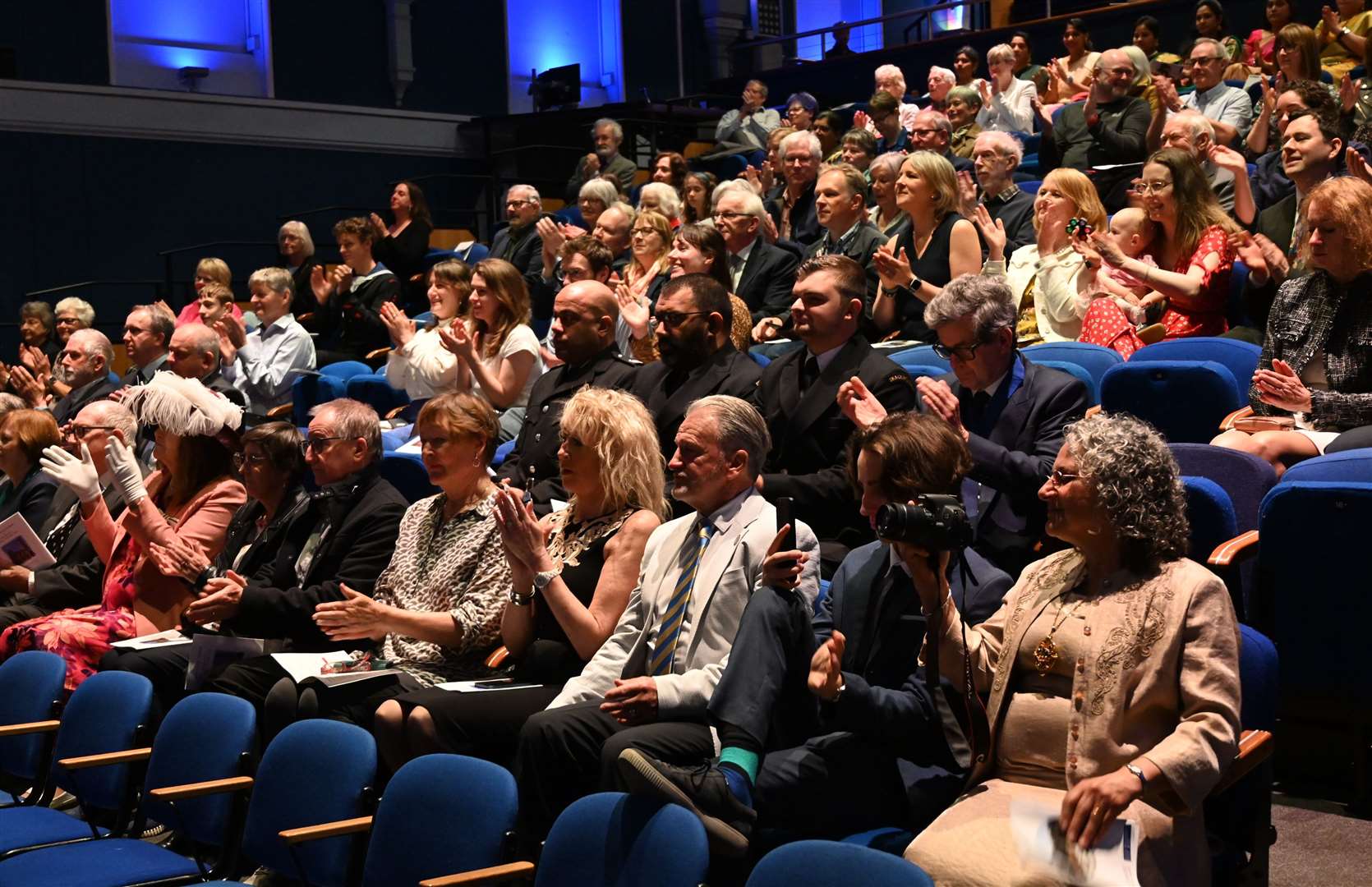 The ceremony took place in the Corn Exchange on Sunday, May 14