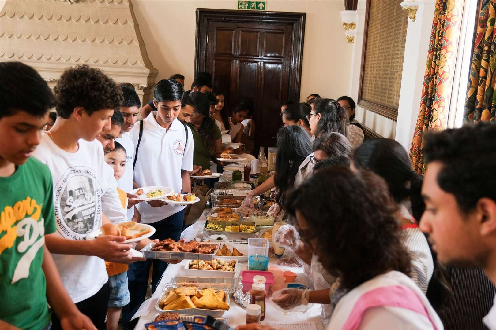 Bharati Shakha Newbury partnered with Sewa Day and organised a charity coffee morning at the Town Hall which raised over £1,700 for good causes