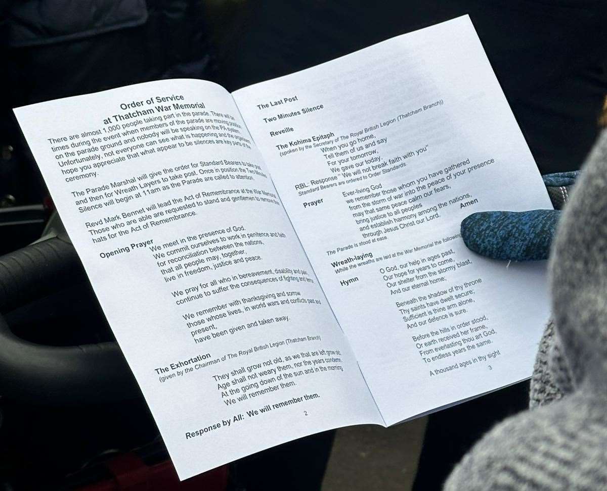 Hymns and prayers were said to honour the dead