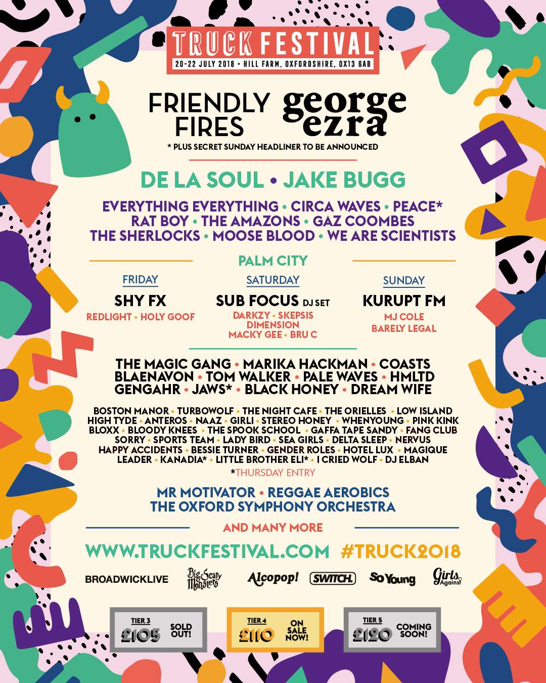 Truck announces lineup