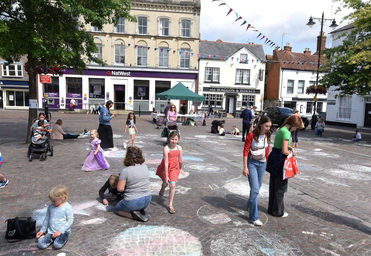 Chalkfest return to Market Place Newbury on Monday