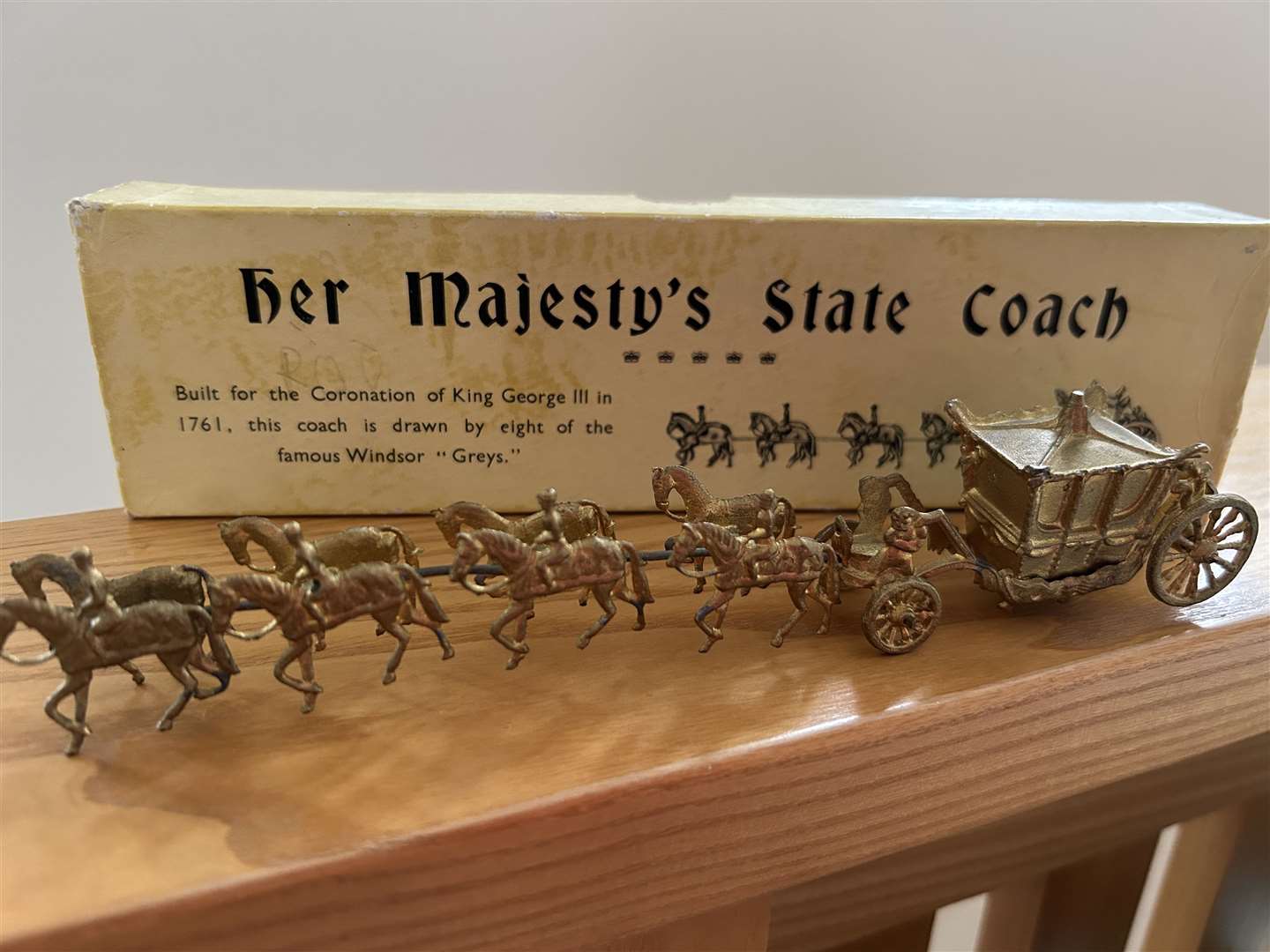 Stagecoach presented to Pauline Ayre...although she is unsure who by. Credit: Pauline Ayre