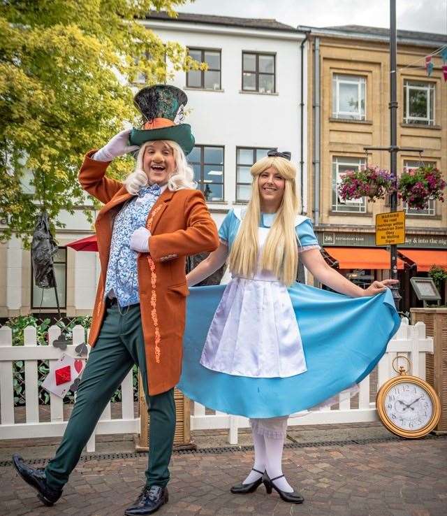 Characters from Lewis Carroll's classic tale will be making an appearance at the festival