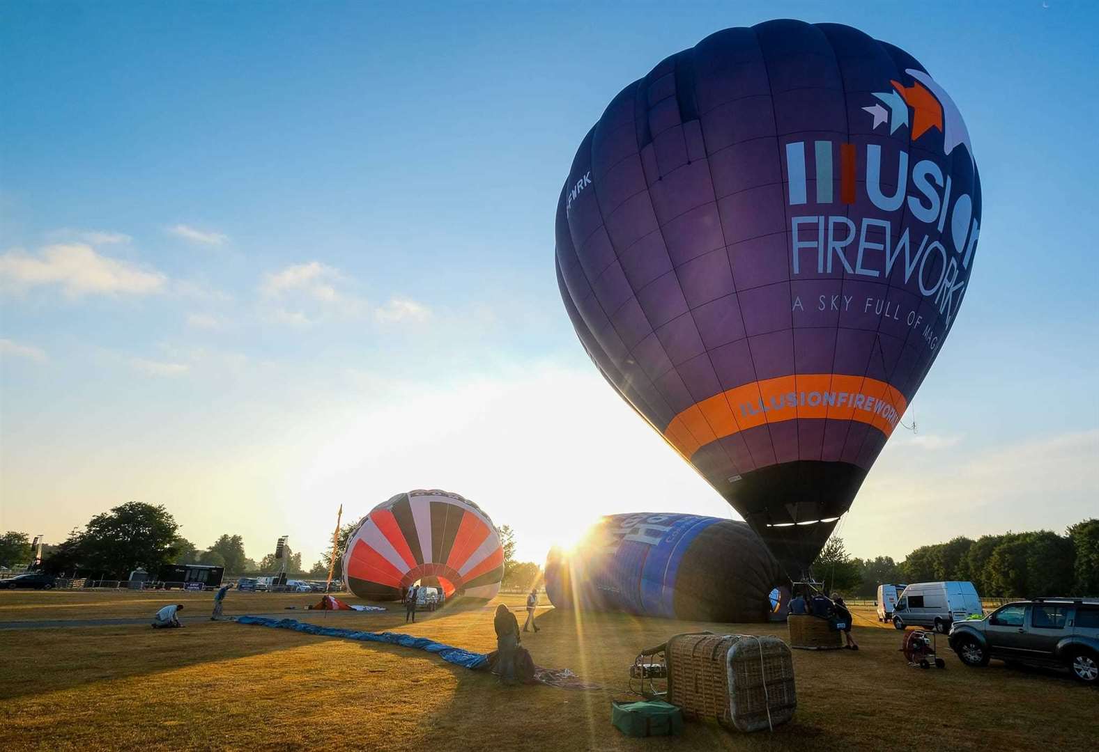 The Berkshire Balloon Fiesta is currently taking place at Newbury Showground. Pictures by Phil Cannings