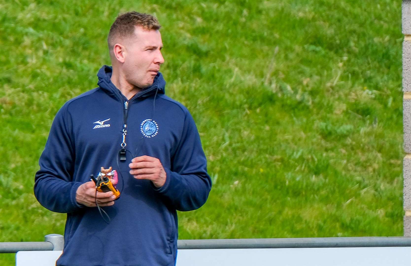 Newbury Blues head coach James McAvoy