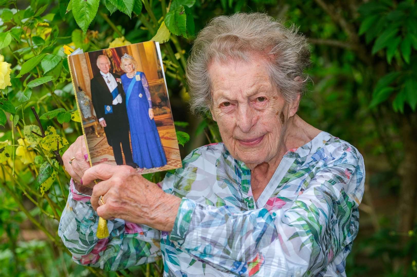 Ruth Saunders at age 107