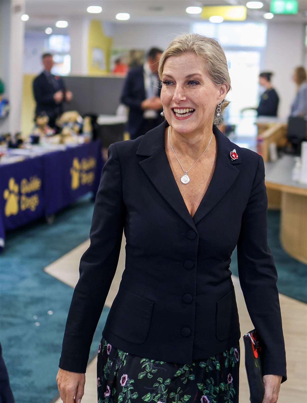 Sophie, Duchess of Edinburgh, the patron of Guide Dogs, met 12 families and their buddy dogs at the charity’s centre in Burghfield Common on Thursday, October 31