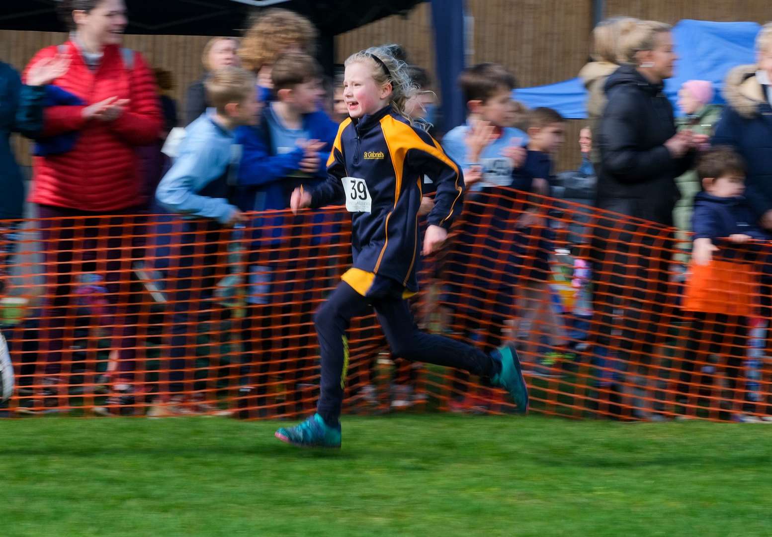 A fast finish from one runner