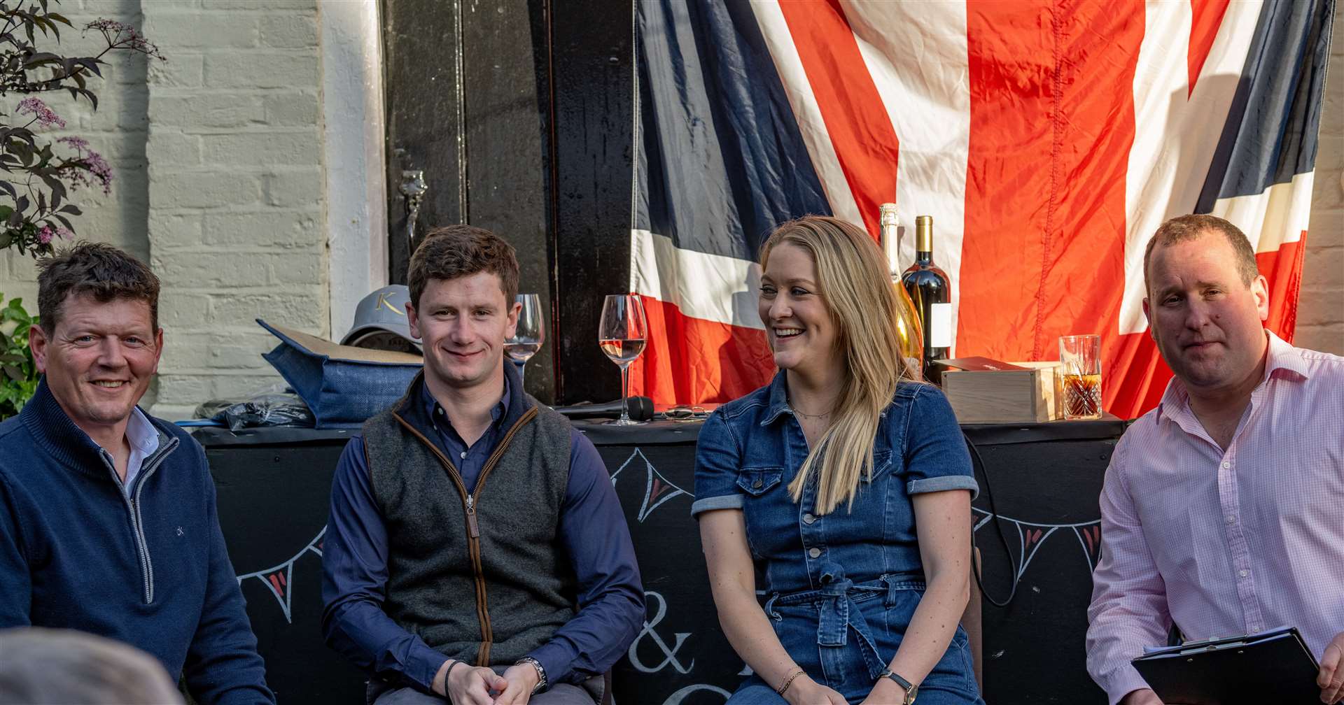 From left: Andrew Balding, Oisin Murphy, Jess Stafford and Bill Esdale