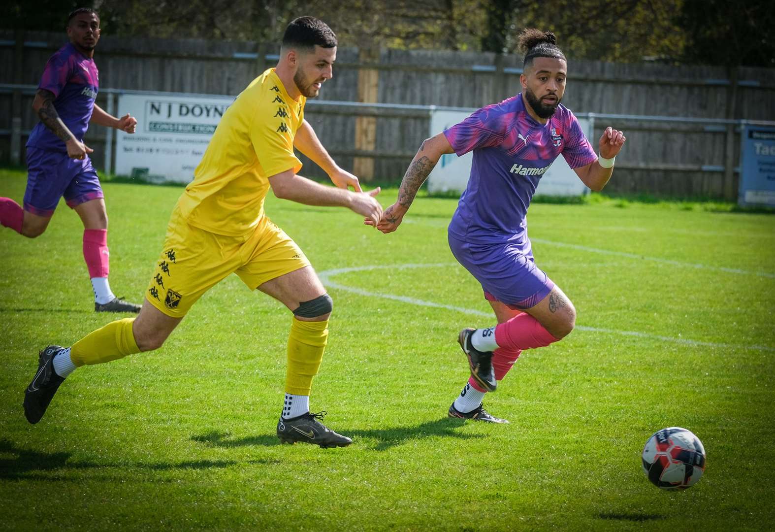 Kieran Rodgers looks to attack out wide