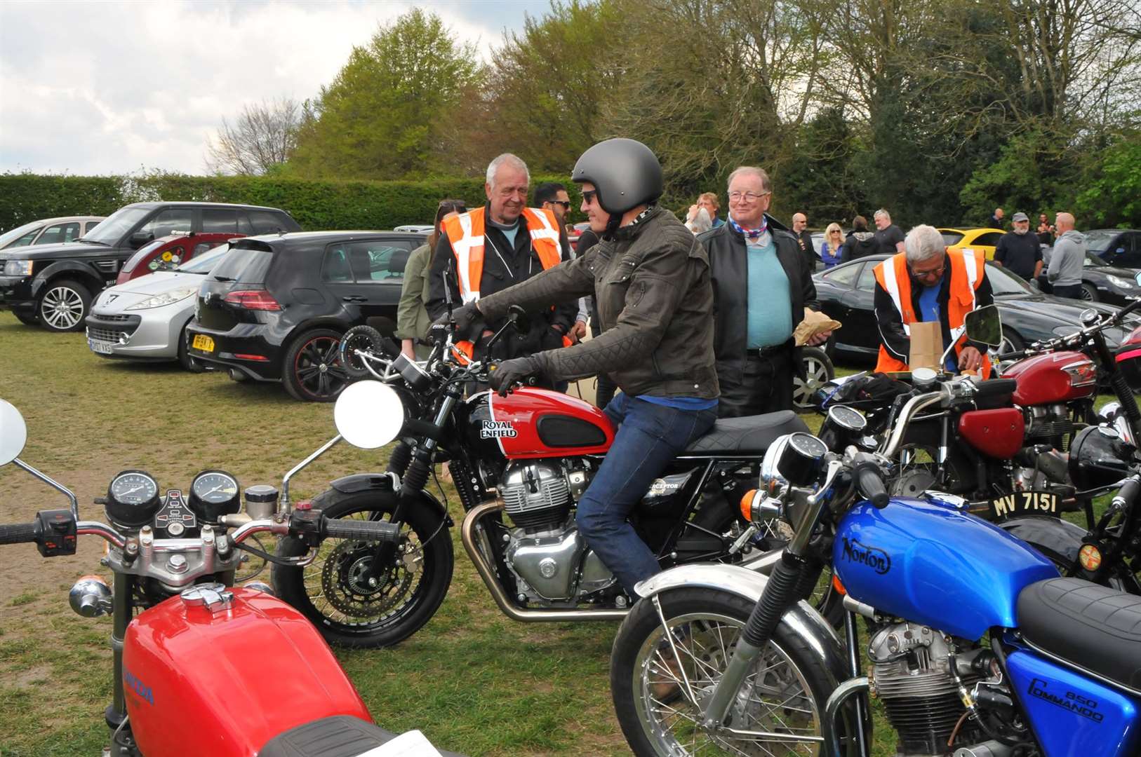 Classic Car and Bike meet, picture Geoff Fletcher