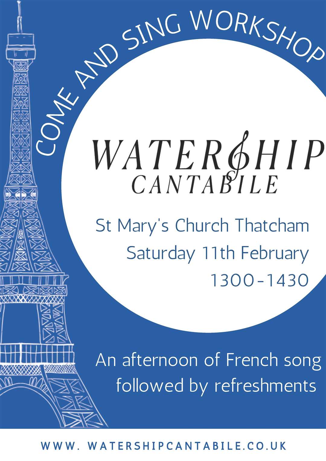 Watership Cantabile workshop
