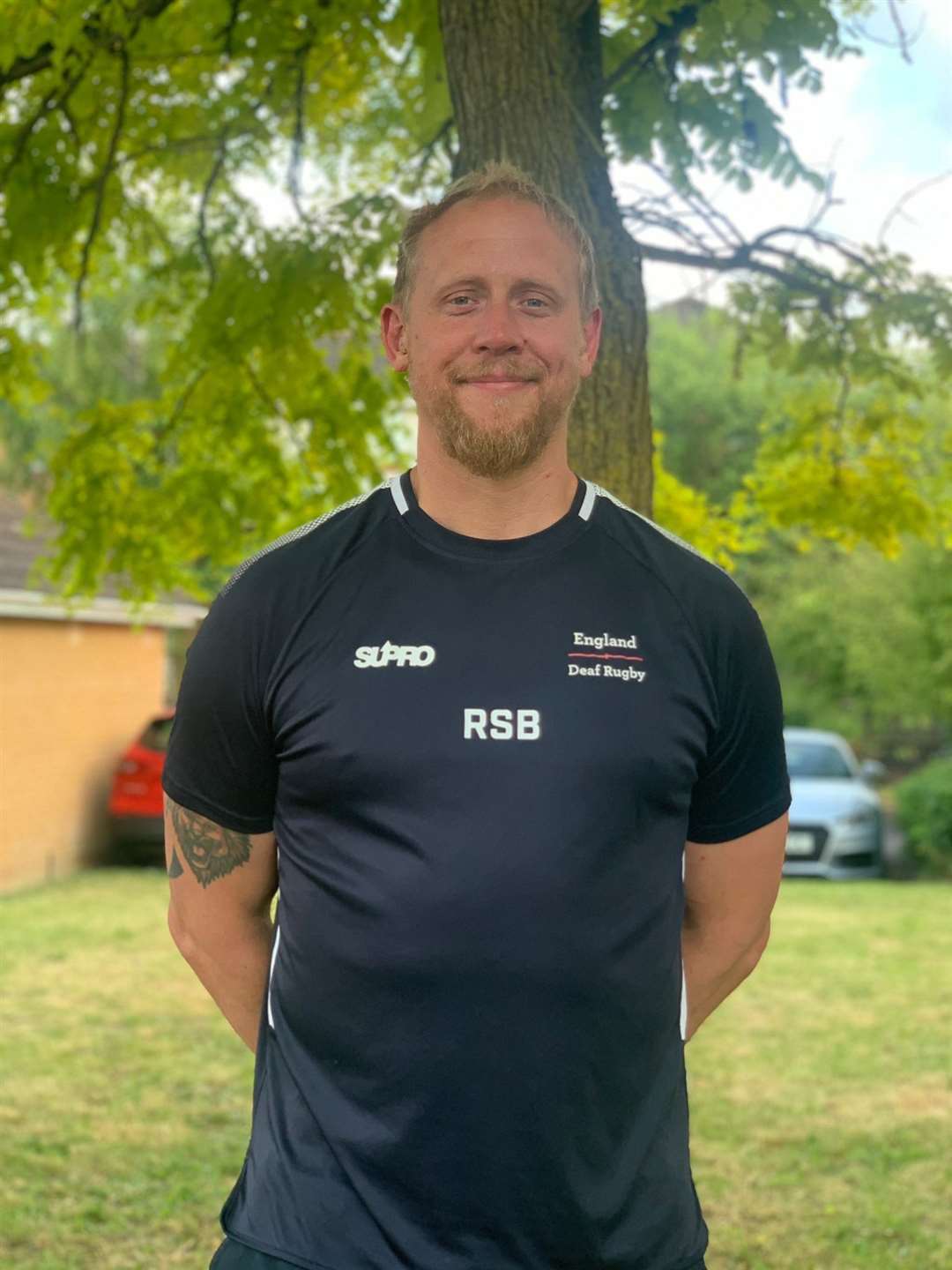 Rich Browne of the England Deaf Rugby Team