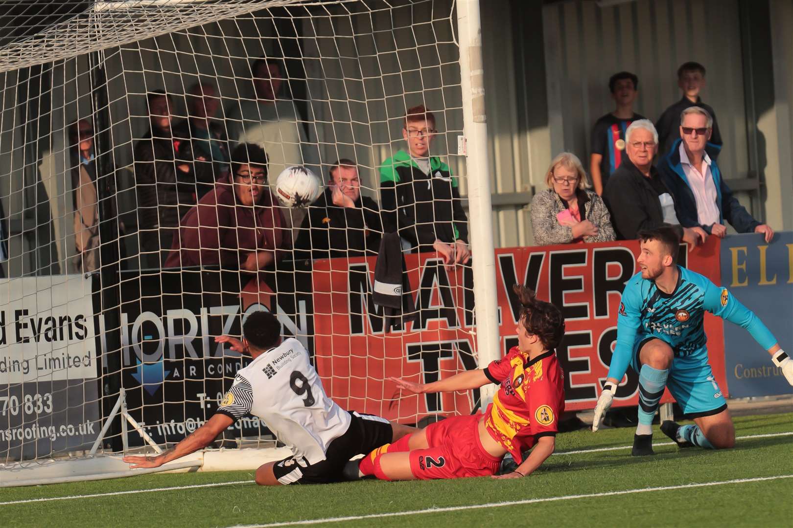 Karnell Chambers opens the scoring against his former club