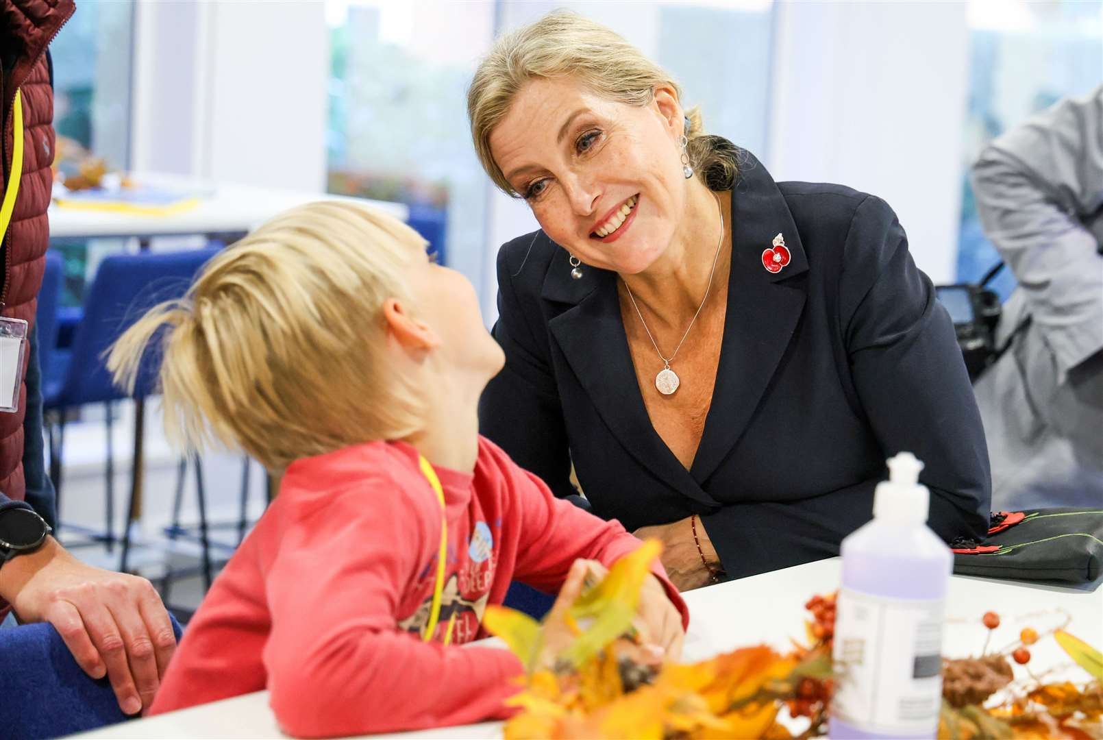 Sophie, Duchess of Edinburgh, the patron of Guide Dogs, met 12 families and their buddy dogs at the charity’s centre in Burghfield Common on Thursday, October 31