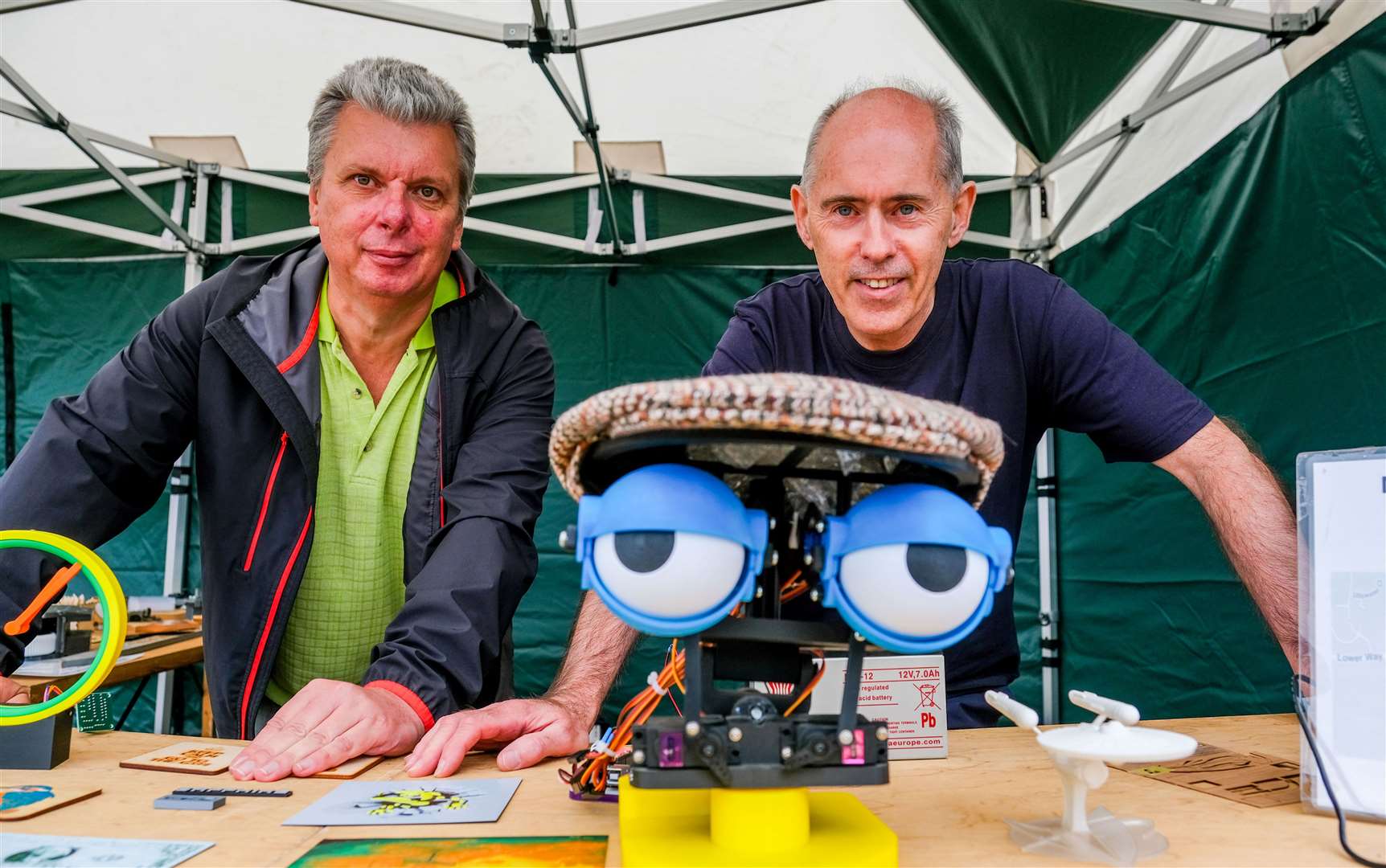 Graham Pratley and Ian Lyford from Newbury and District Hackspace