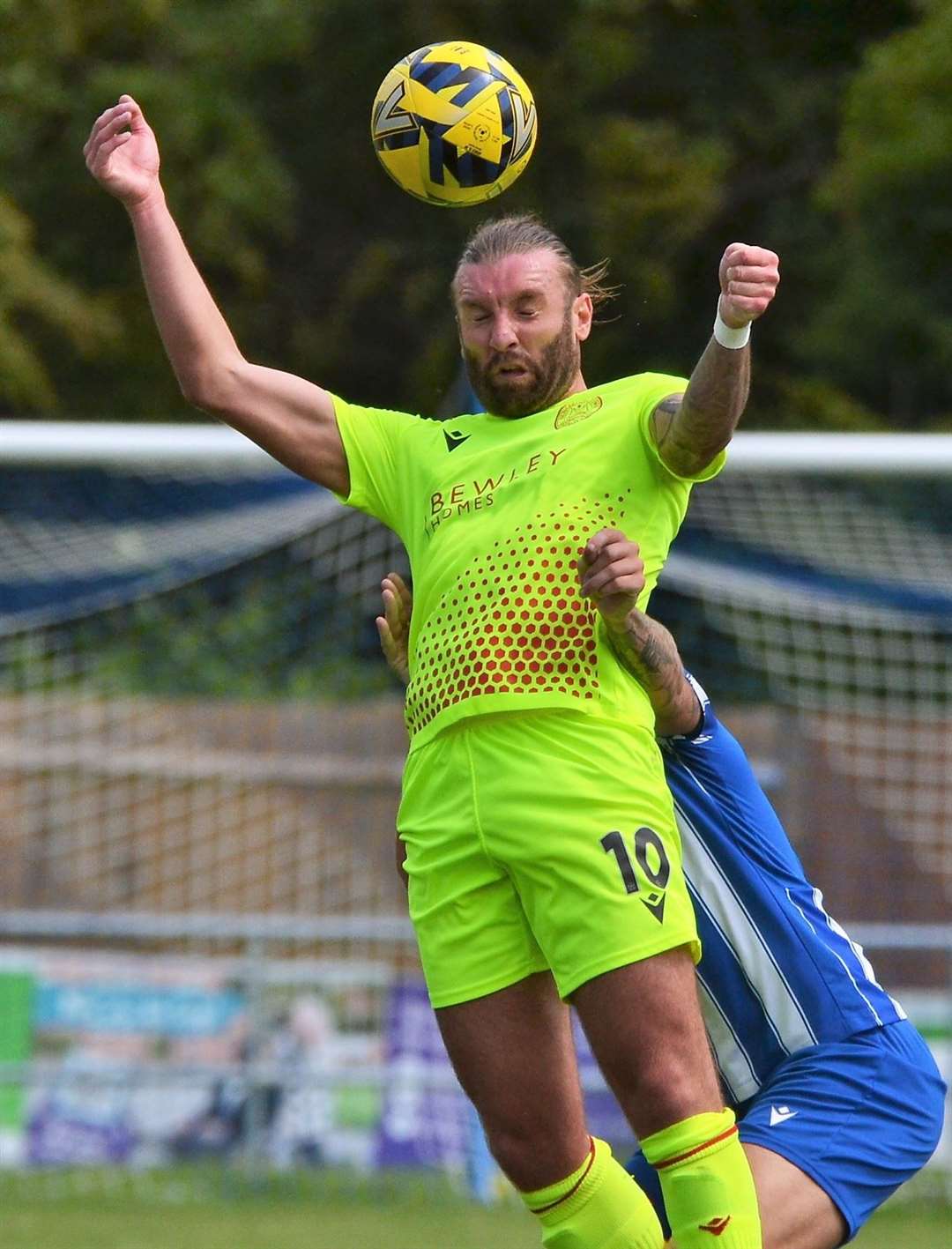 Conor McDonagh wins a header