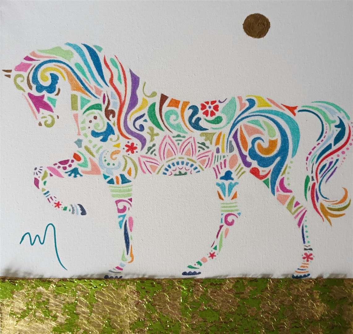 MandiSA technicolor pony