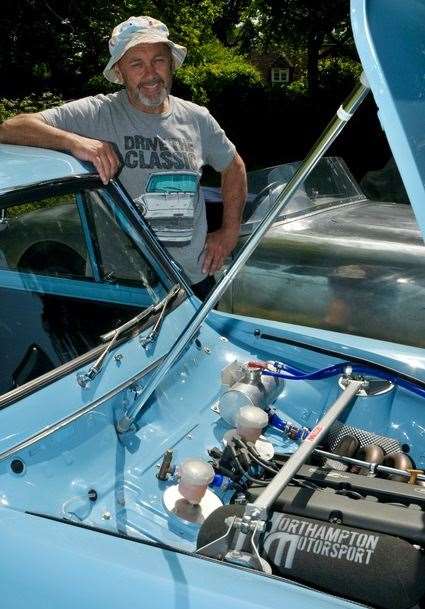 The Ford Anglia 105E engine Pic: Geoff Fletcher