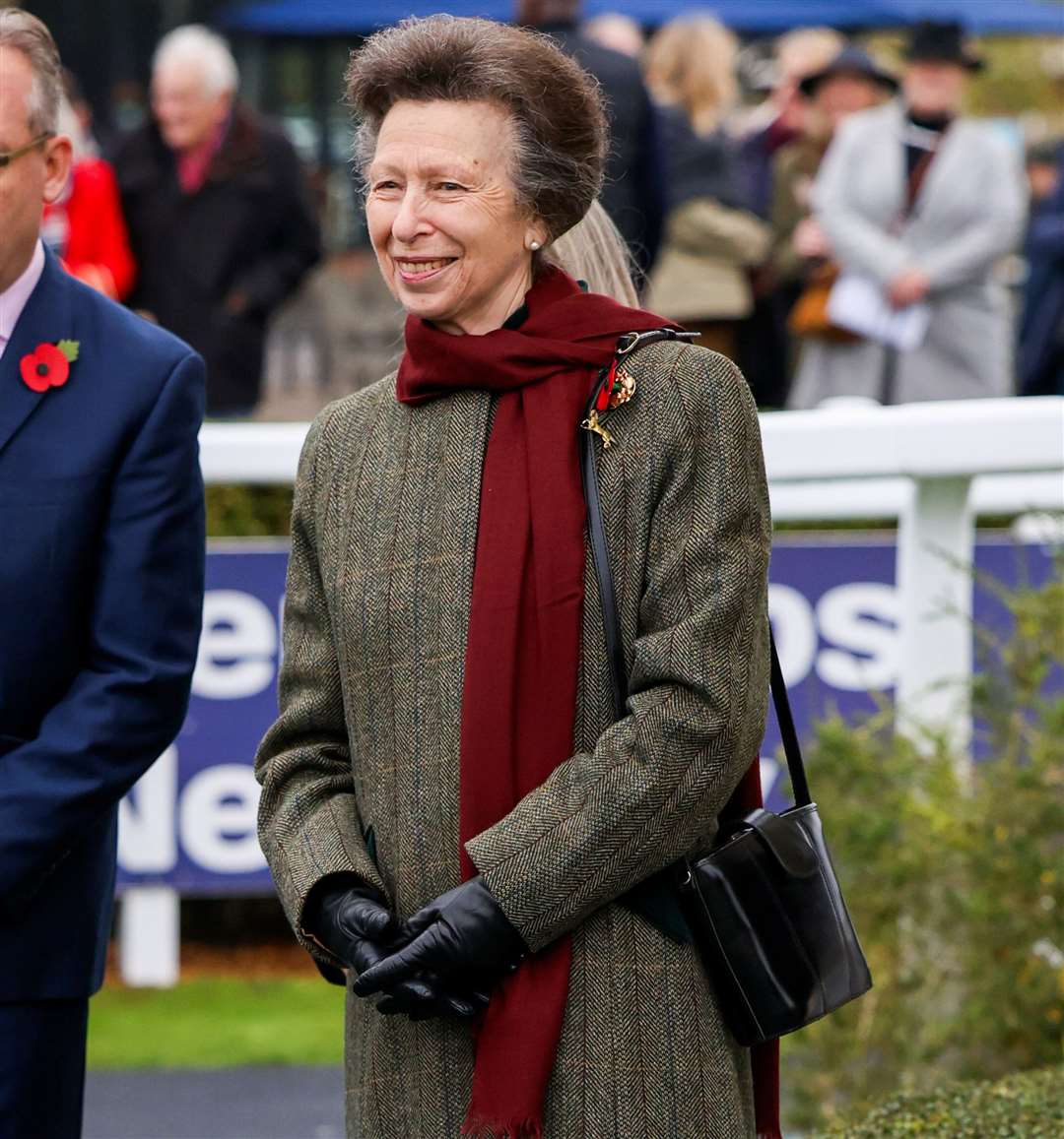 Princess Anne at Newbury Racecourse this week