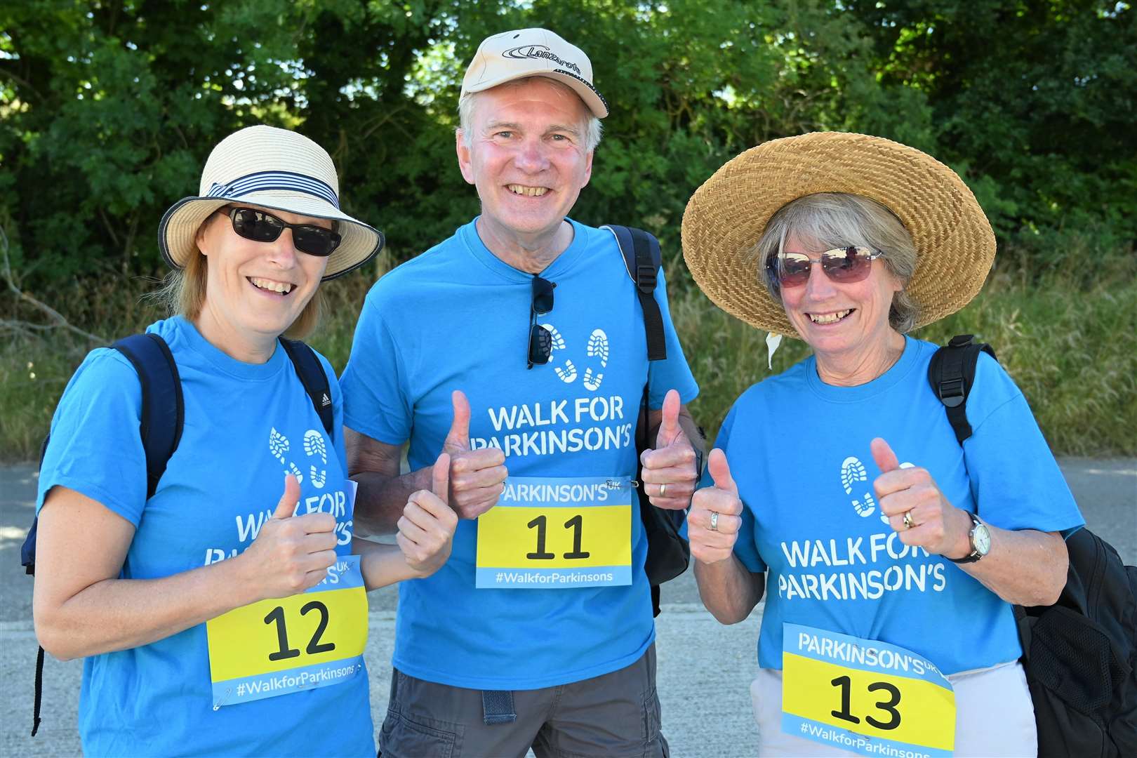 Adele Kelly, Frank Vincent & Petrina Ives, all from Newbury, took part in the walk