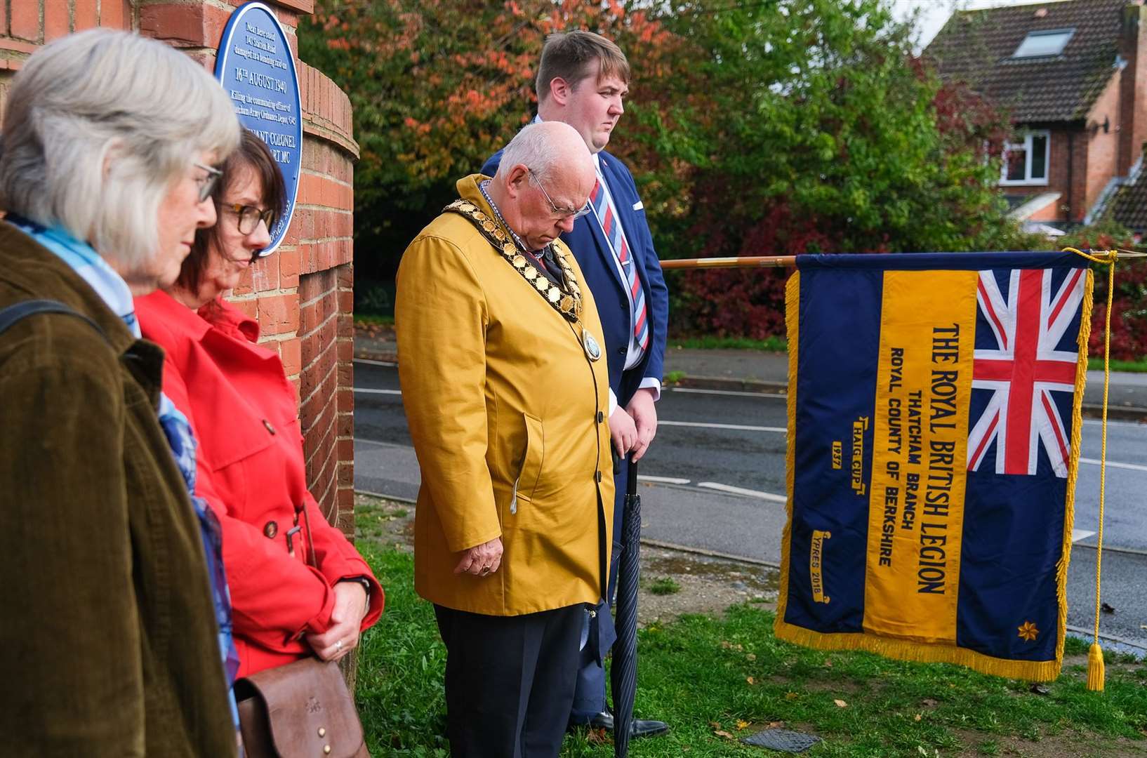 A minute of silence to remember Lt Col Vernon Watkins Urquhart