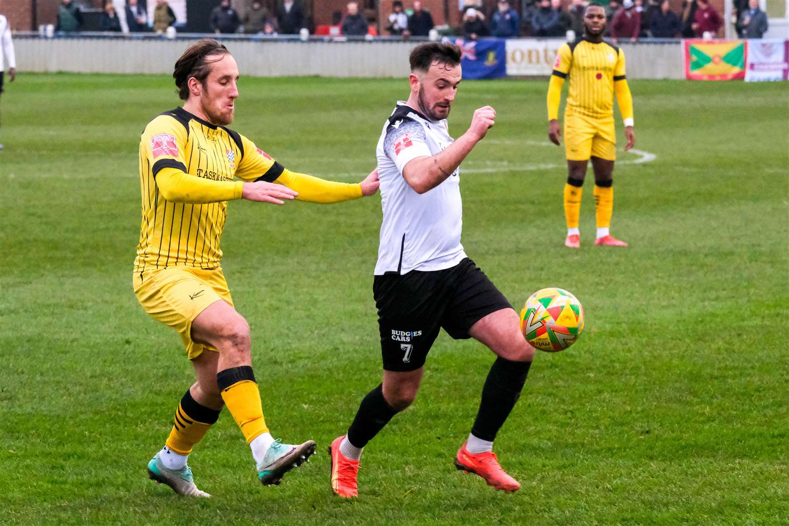 Attacking midfielder Sam De St Croix in action