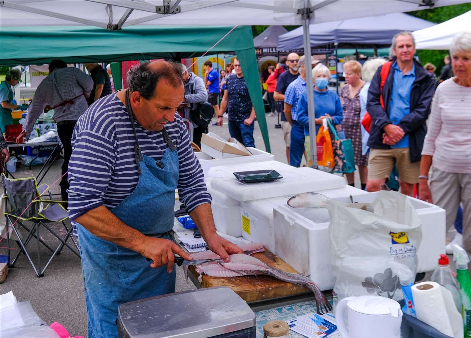 Woolton Hill village market on Saturday