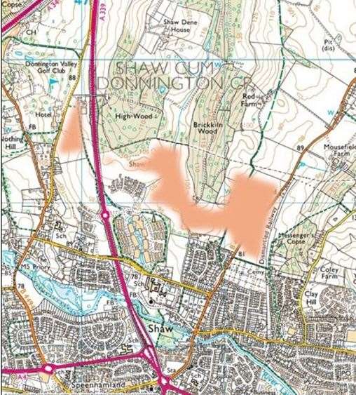Rough areas of Newbury being considered for housing