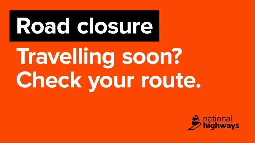 The A34 is currently closed south of Newbury