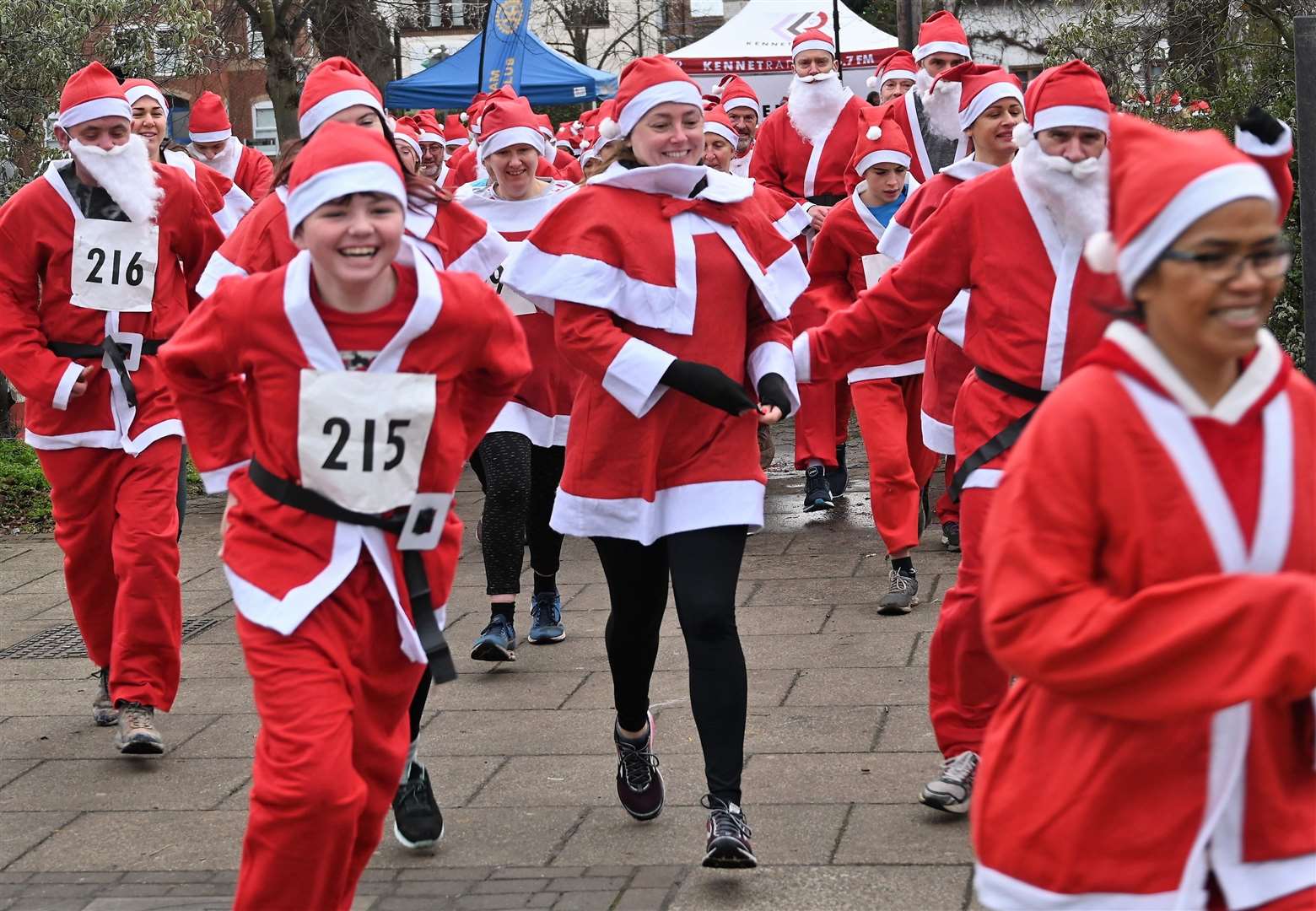 Speedy Santa's taking on The Broadway.