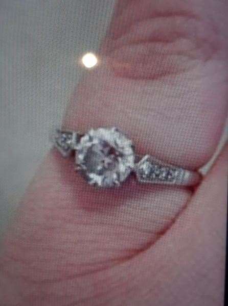 A ring stolen during a burglary in Brummel Road, Newbury (48515693)