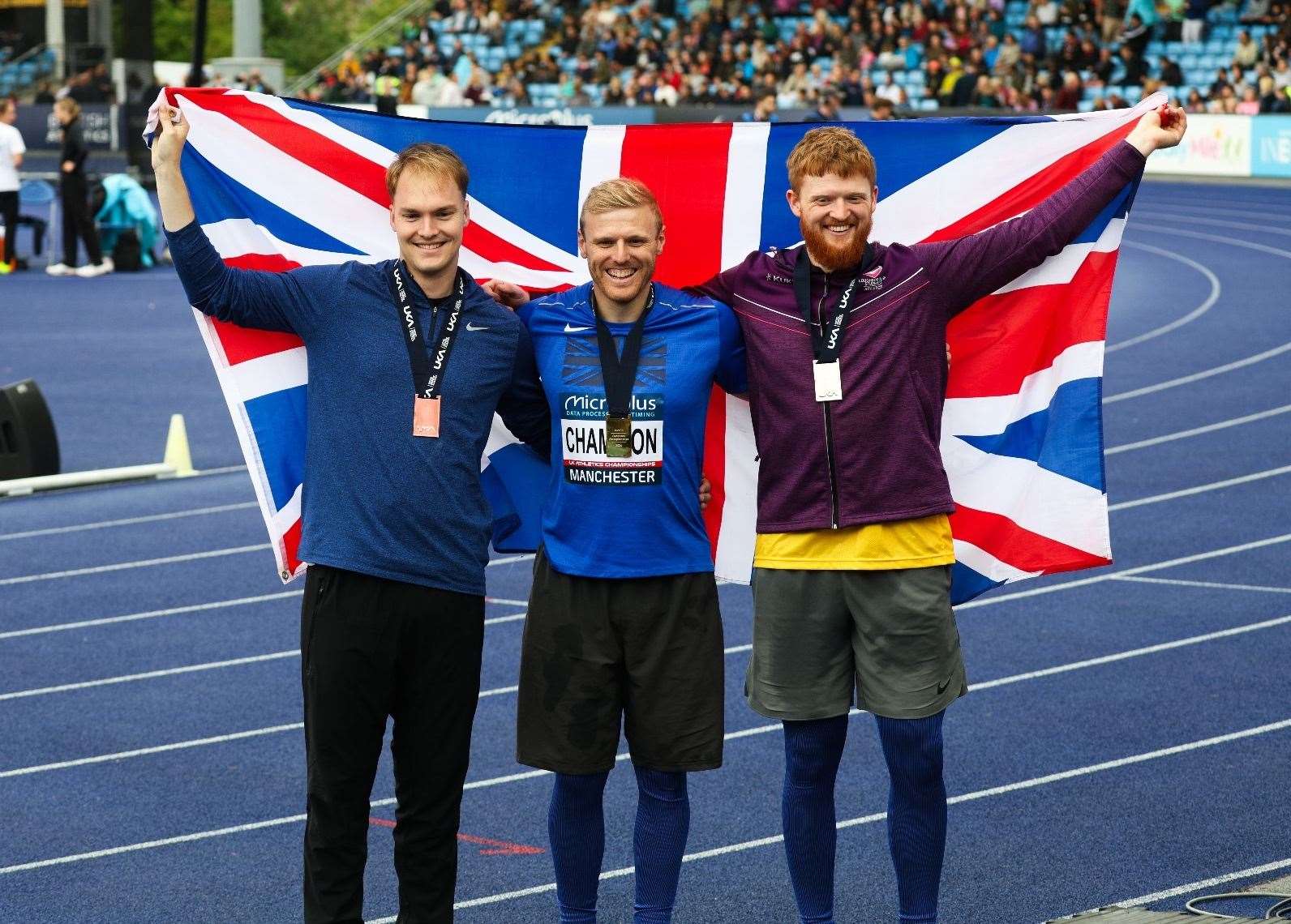Javelin Thrower Ben East at the 2024 British Athletics Championships in Manchester