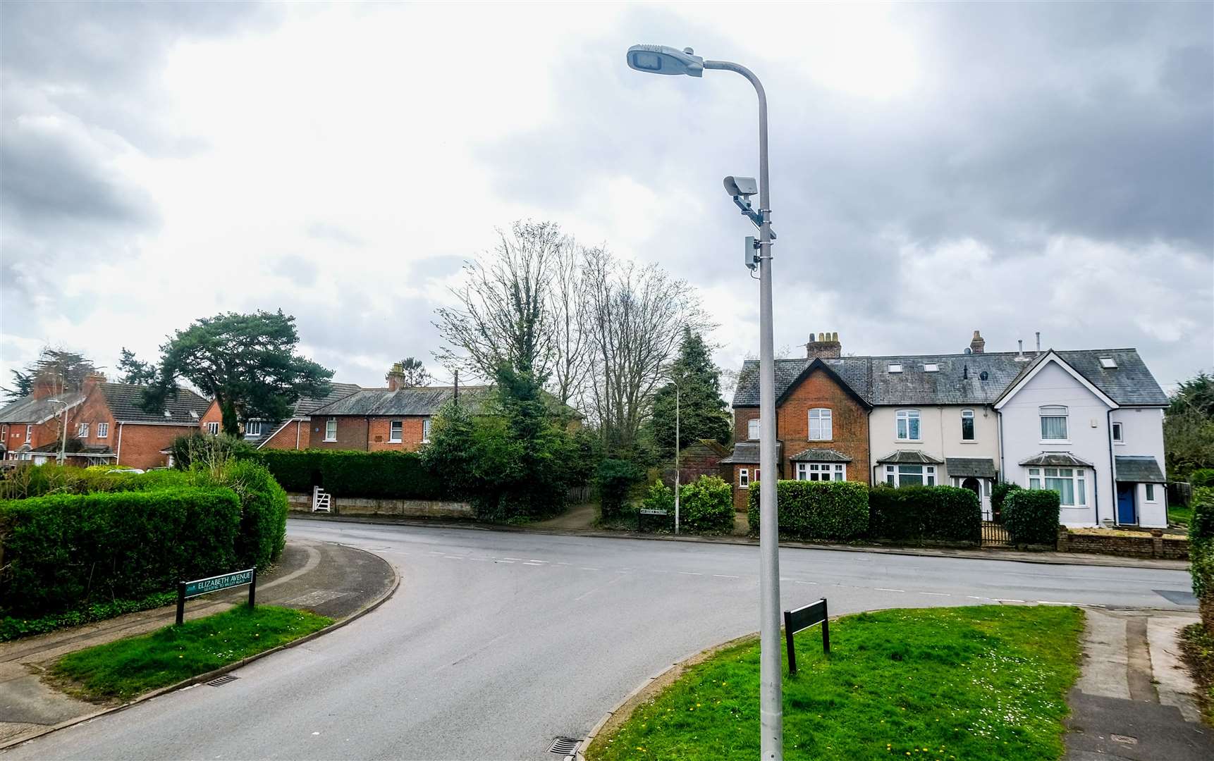 Thermal sensors have been installed on lamp posts across the district