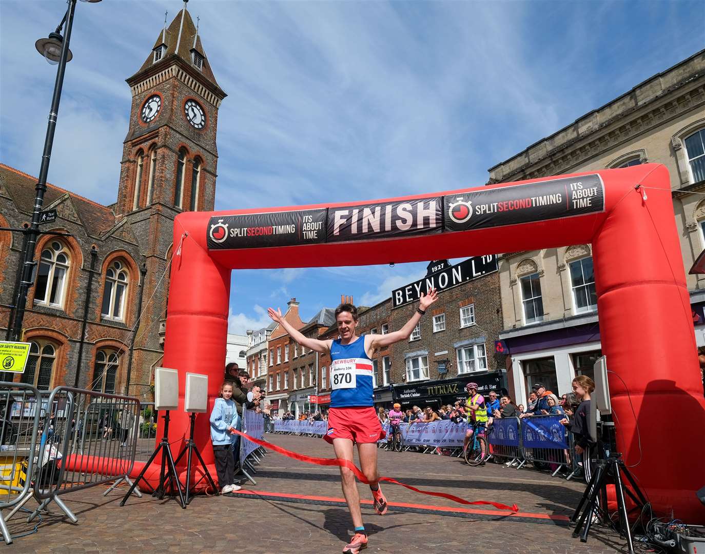 Matt Green finished first in the 2024 Newbury 10k with a time of 34:15
