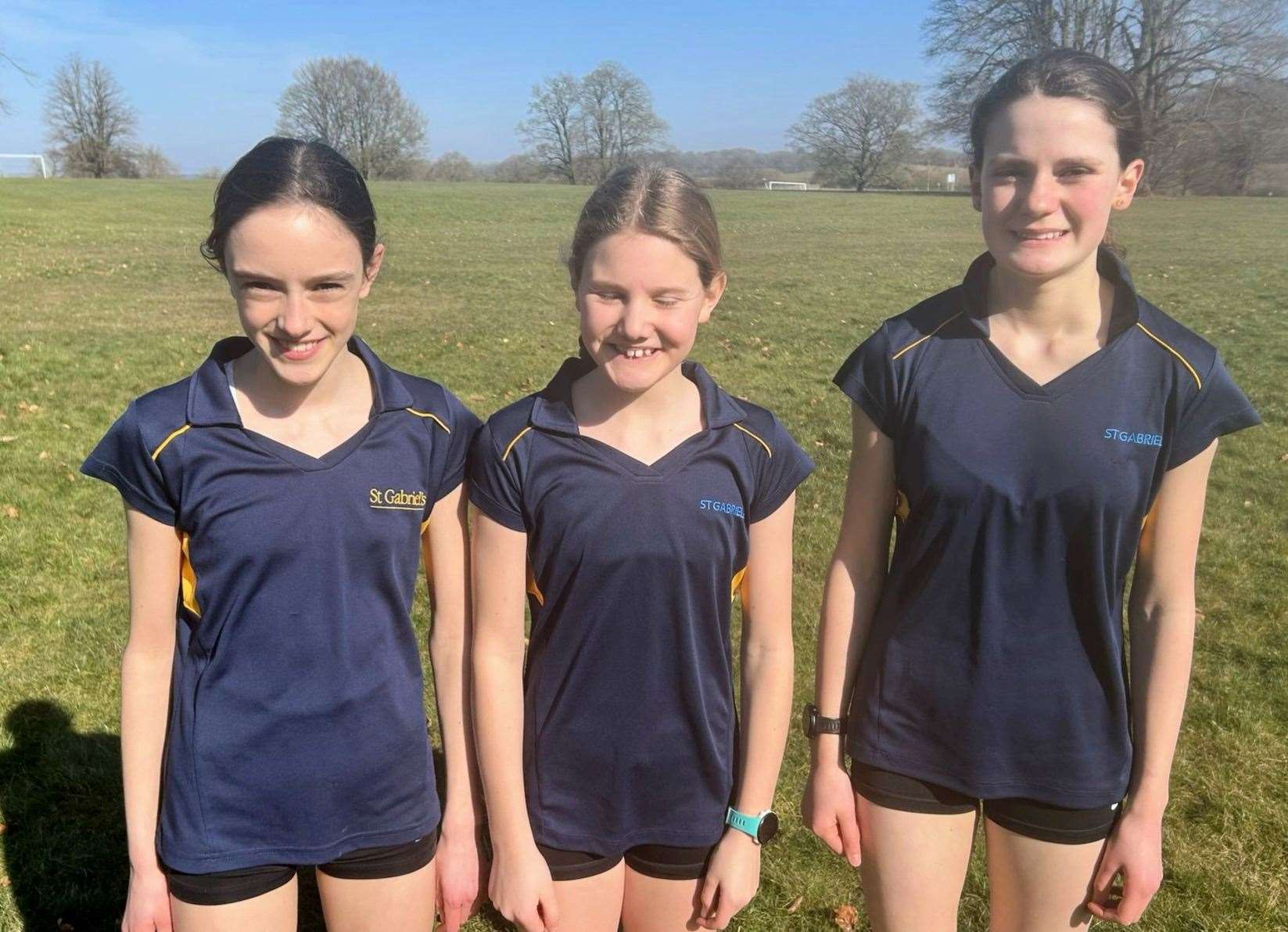 U15 Girls team - Area Cross Country Championships at Mary Hare School