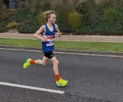 Lorenzo Moss of Newbury AC
