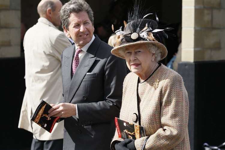 The Queen with John Warren in 2013