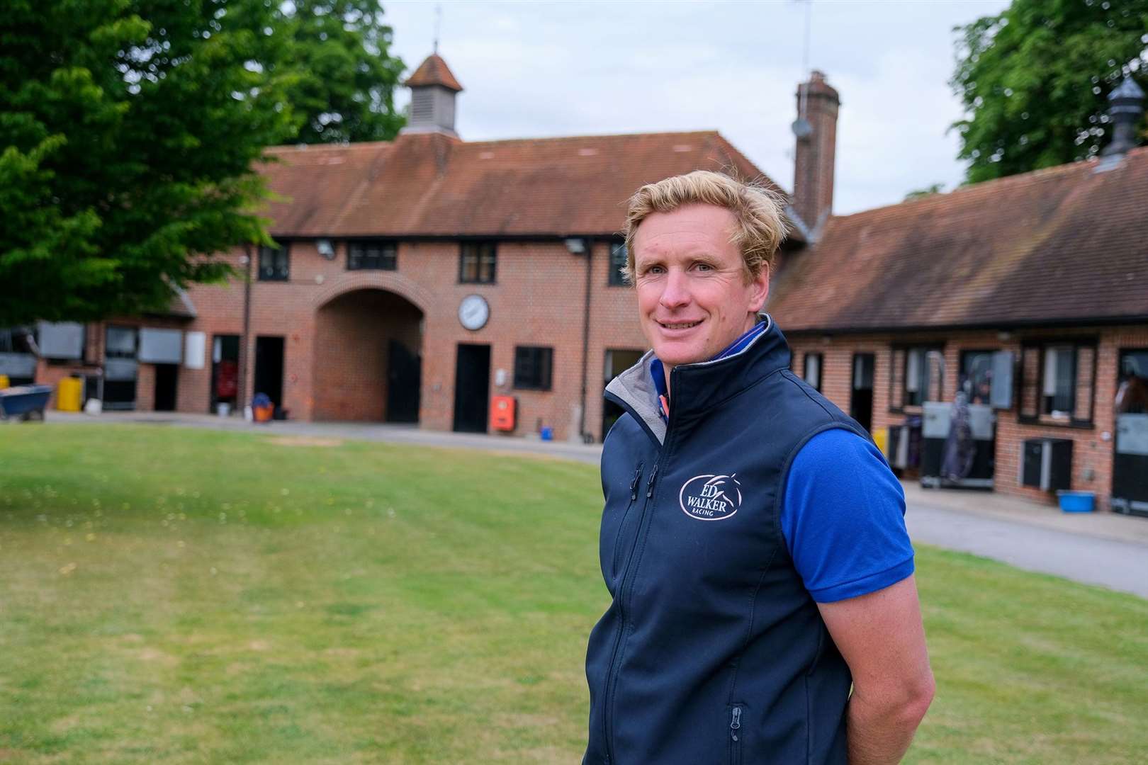 Ed Walker at his Kingsdown Stables in Upper Lambourn. Picture by Phil Cannings