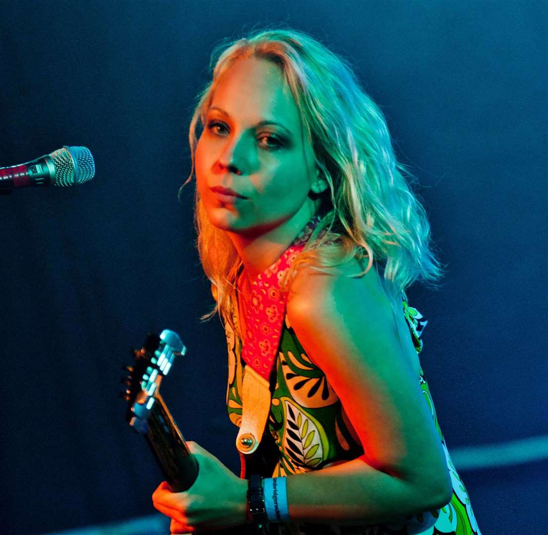 Chantel in action, picture Keith Newhouse