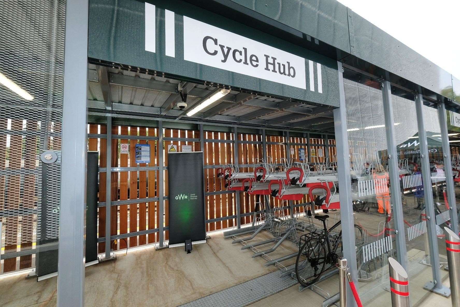 Opening of car park at Newbury Station. (52028730)