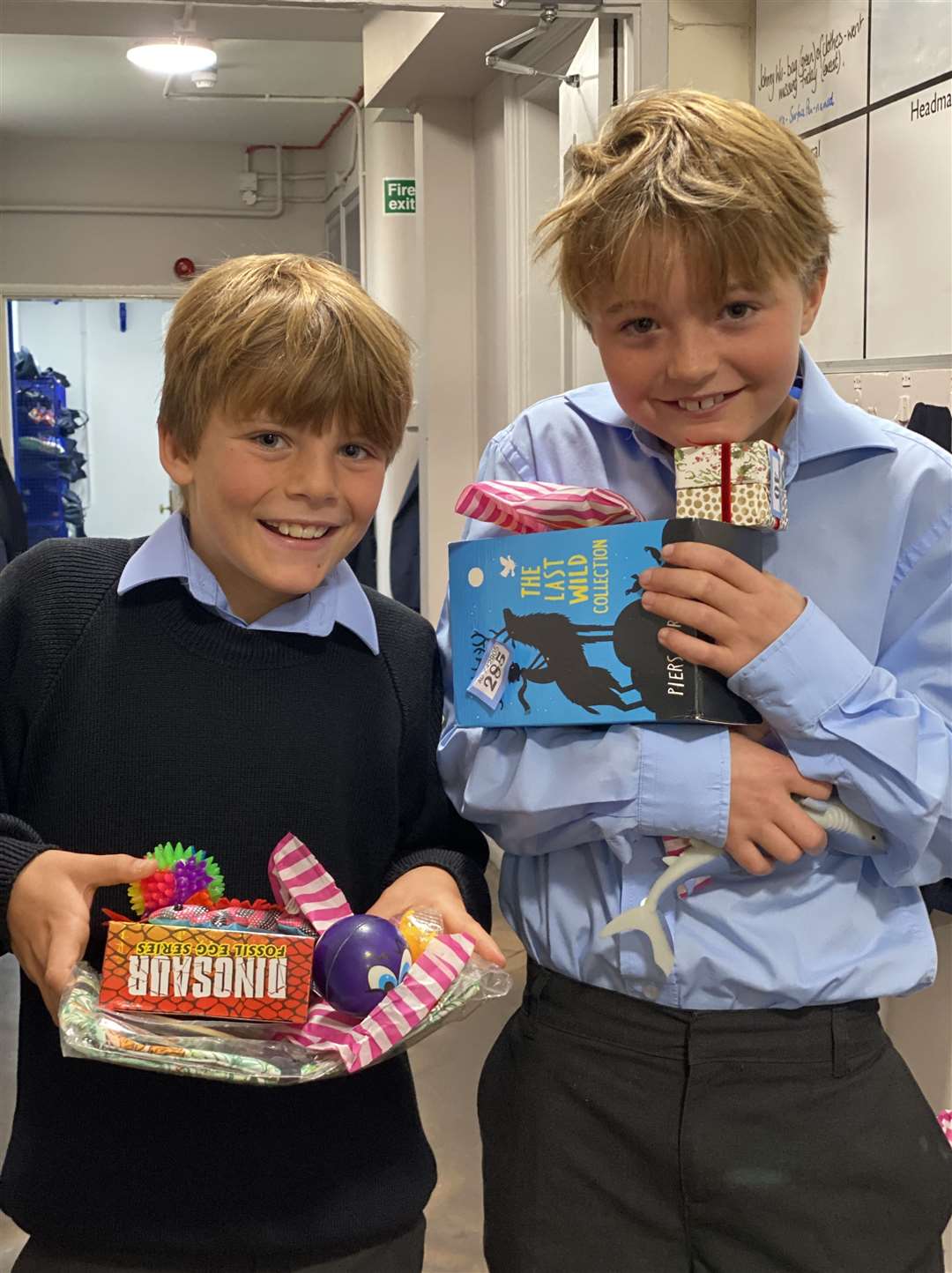 Elstree School pupils enjoying their gifts fair