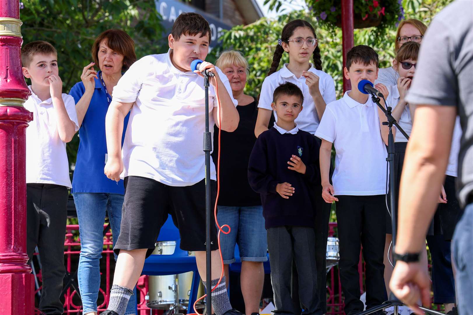 Victoria Park for a morning extravaganza by The Castle School, Post 16 and Castle @Theale