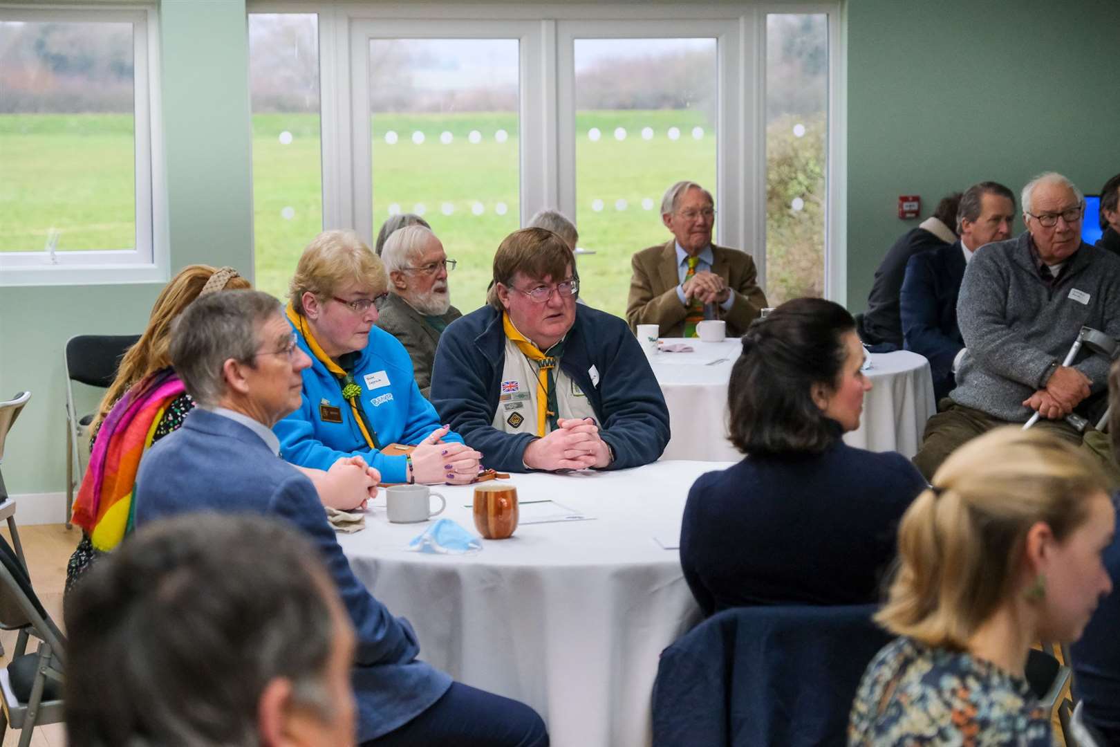 The launch of Village Halls Week at the Bucklebury Victory Room. Ref: 03-1222.
