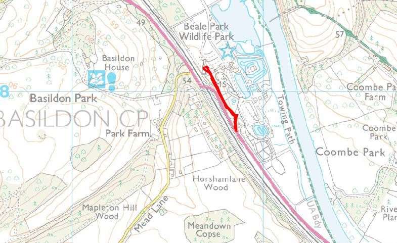 Site of the proposed new gatehouse at Beale Wildlife Park